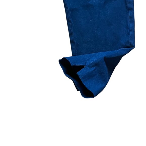 Banana Republic SLOAN cut Navy Twill Blue Ankle Slack EUC - Picture 4 of 4